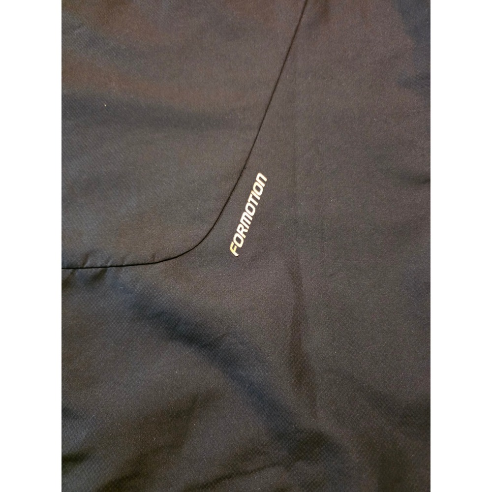 Adidas All Blacks Rugby Jacket Mens Medium Black Formotion 1/4 Zip Pullover